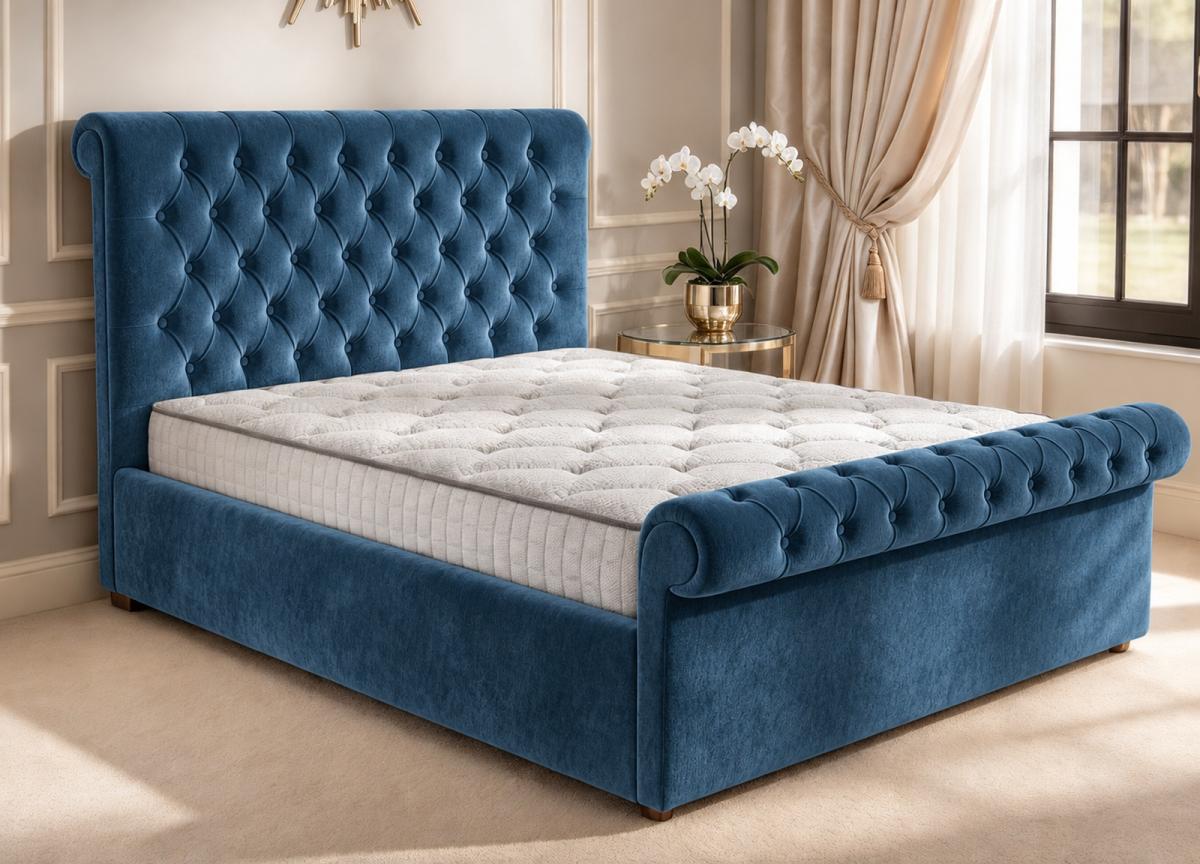 Beaumont Upholstered Bed, view 4