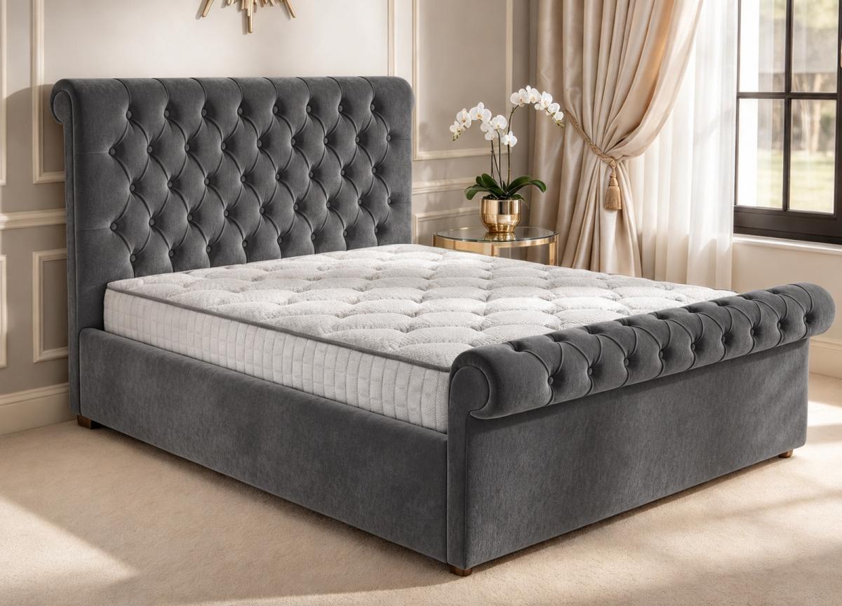 Beaumont Upholstered Bed, view 5