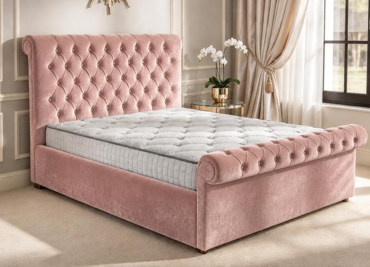 Beaumont Upholstered Bed, view 8