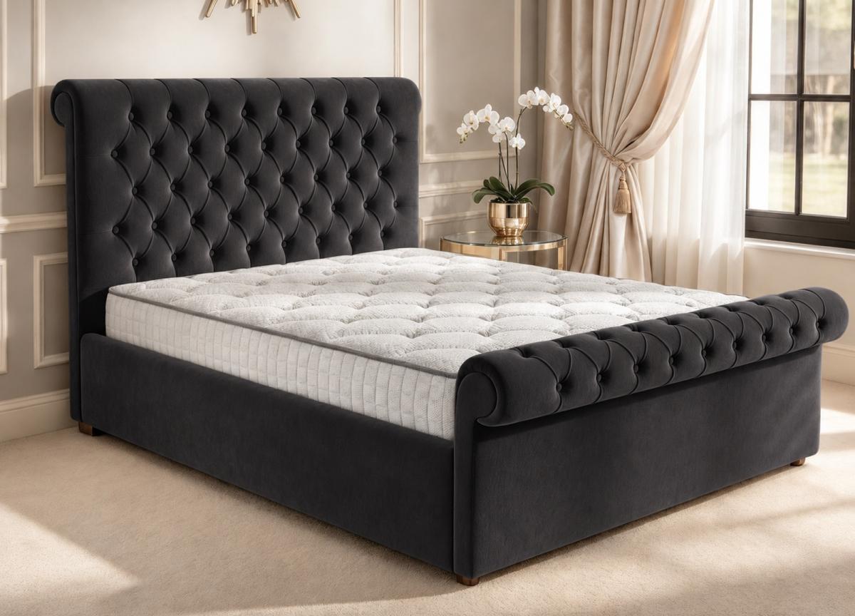 Beaumont Upholstered Bed, view 9