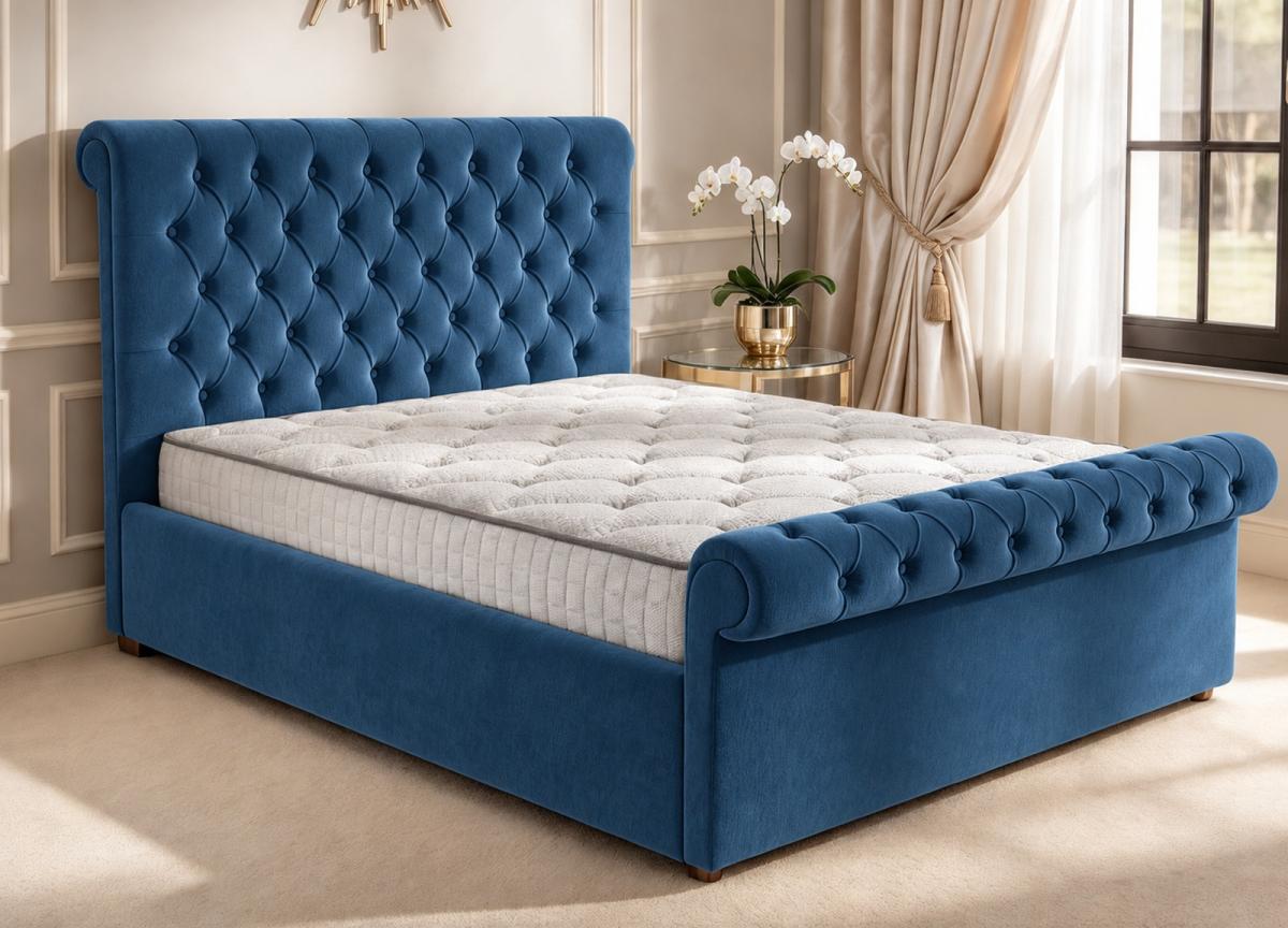 Beaumont Upholstered Bed, view 10