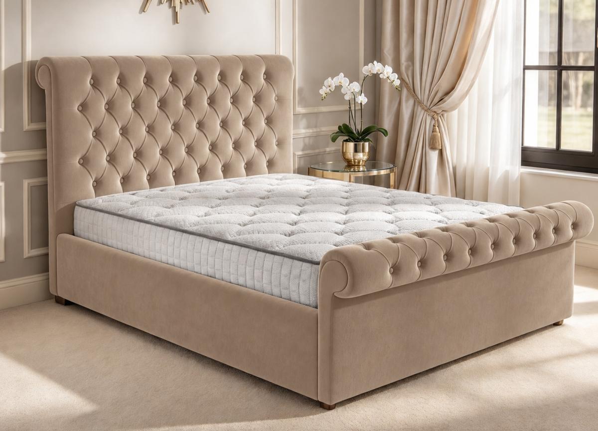Beaumont Upholstered Bed, view 12