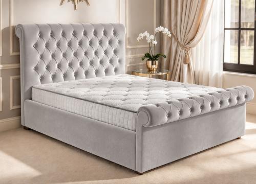Silver Plush Velvet