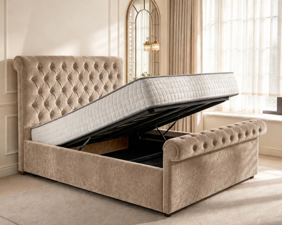 Beaumont Upholstered Ottoman Bed, view 7