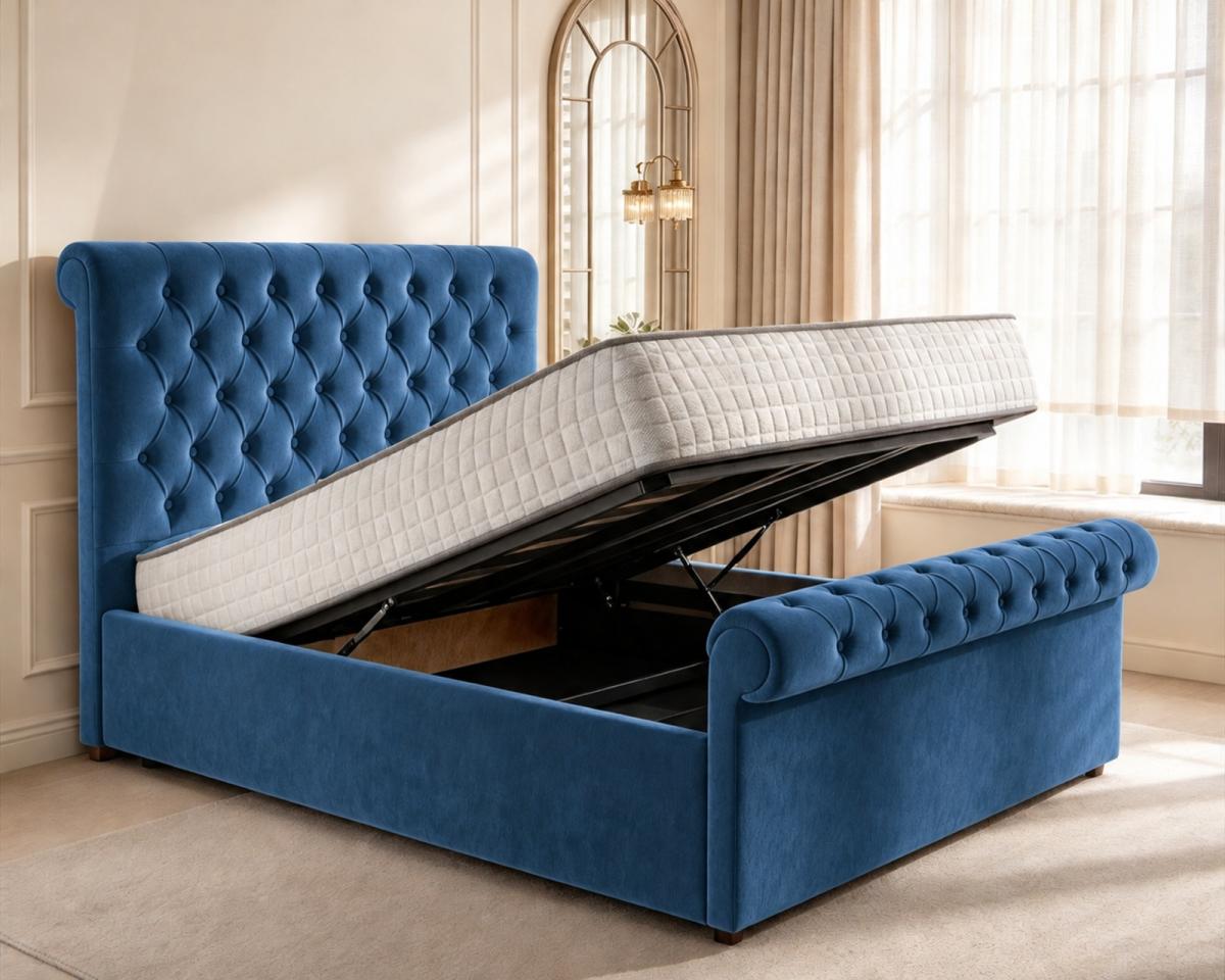 Beaumont Upholstered Ottoman Bed, view 10