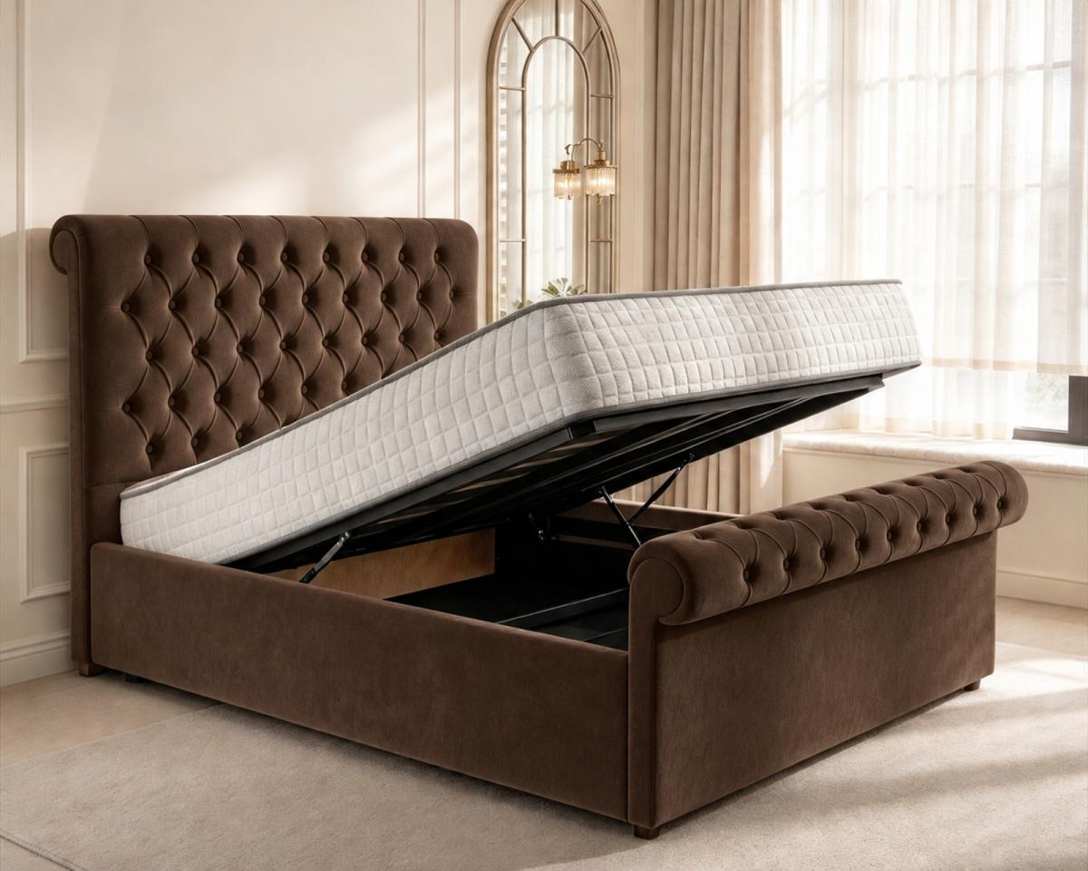 Beaumont Upholstered Ottoman Bed, view 13