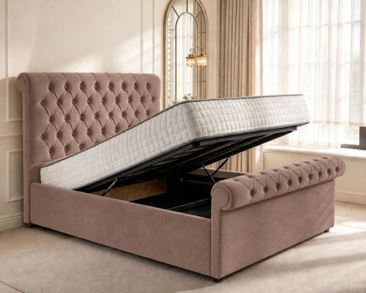 Beaumont Upholstered Ottoman Bed, view 18