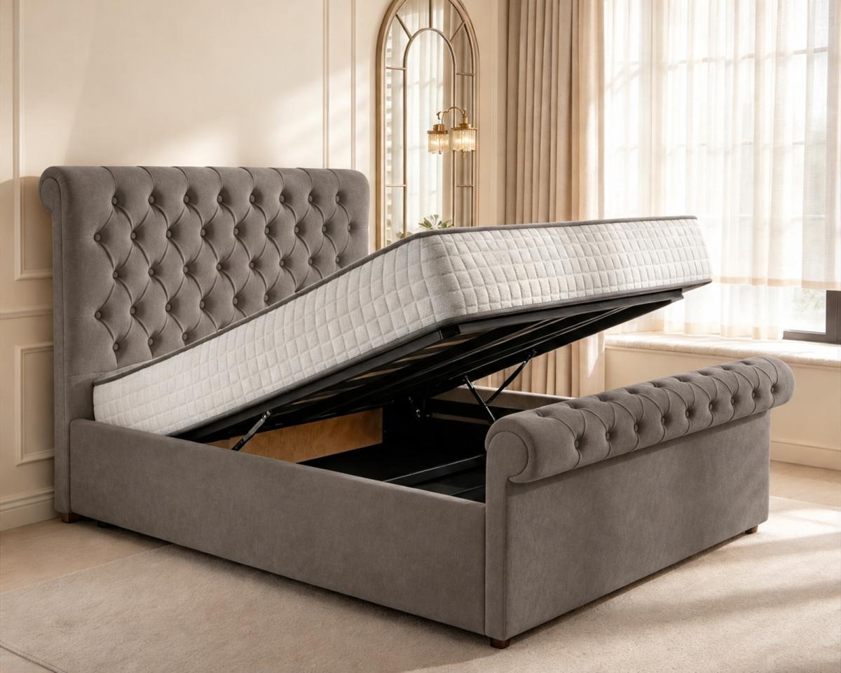 Beaumont Upholstered Ottoman Bed, view 21