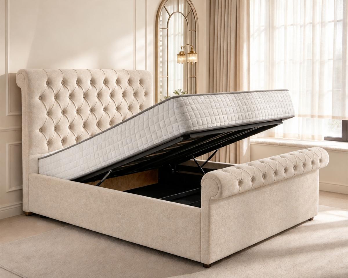Beaumont Upholstered Ottoman Bed, view 24