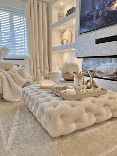 Footstool — Ottomans & Footstools handmade to order by Langham Furniture