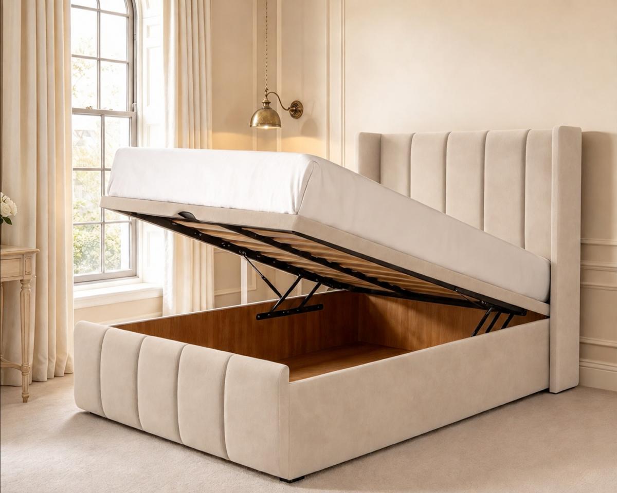 Clarendon Kids Wingback Ottoman Divan Bed — Kids Ottoman Divan Beds, made to order