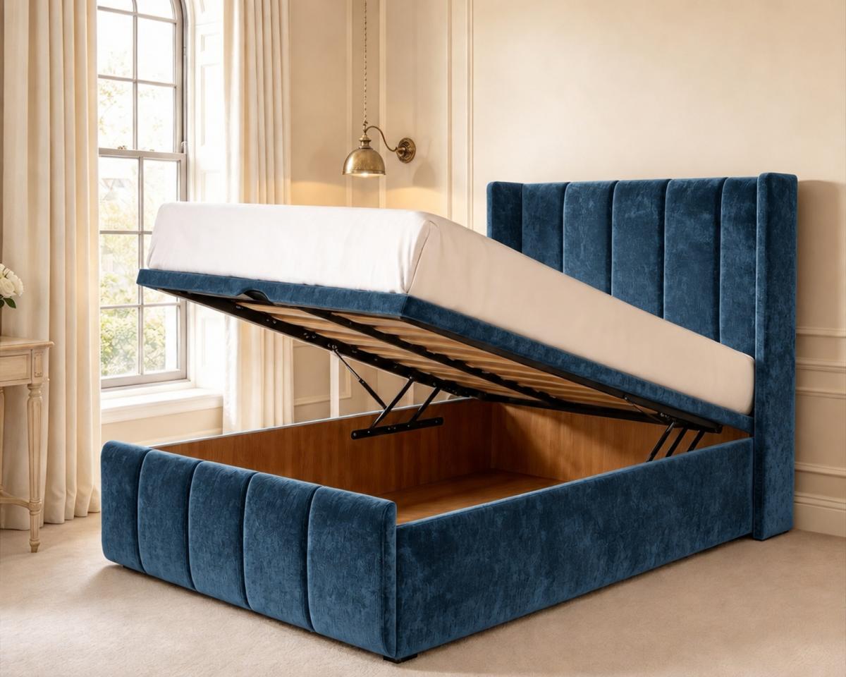 Clarendon Kids Wingback Ottoman Divan Bed, view 4