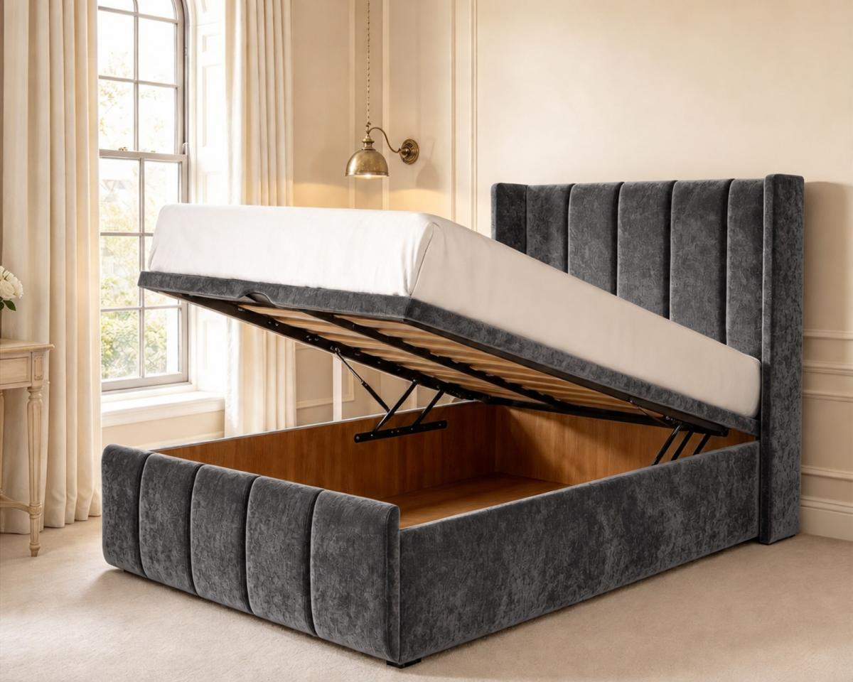 Clarendon Kids Wingback Ottoman Divan Bed, view 5