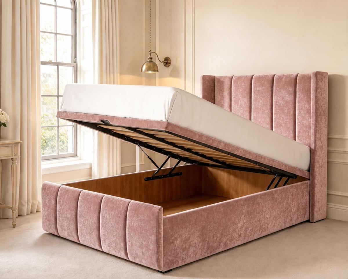 Clarendon Kids Wingback Ottoman Divan Bed, view 8