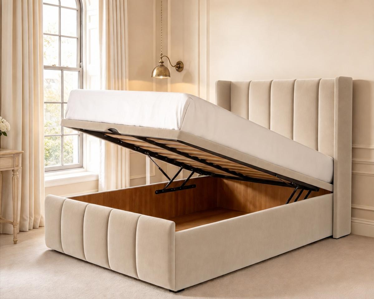 Clarendon Kids Wingback Ottoman Divan Bed, view 11