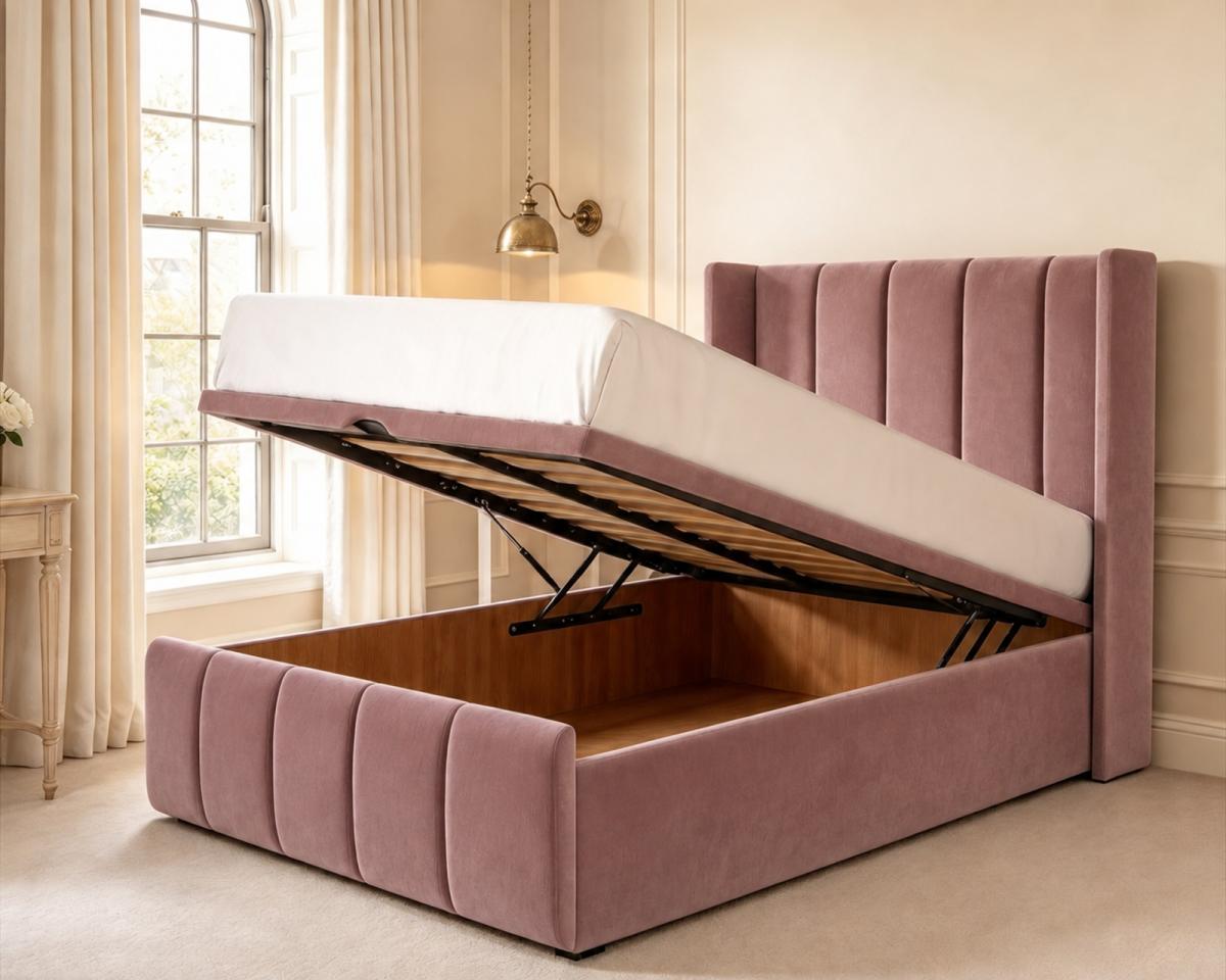 Clarendon Kids Wingback Ottoman Divan Bed, view 14