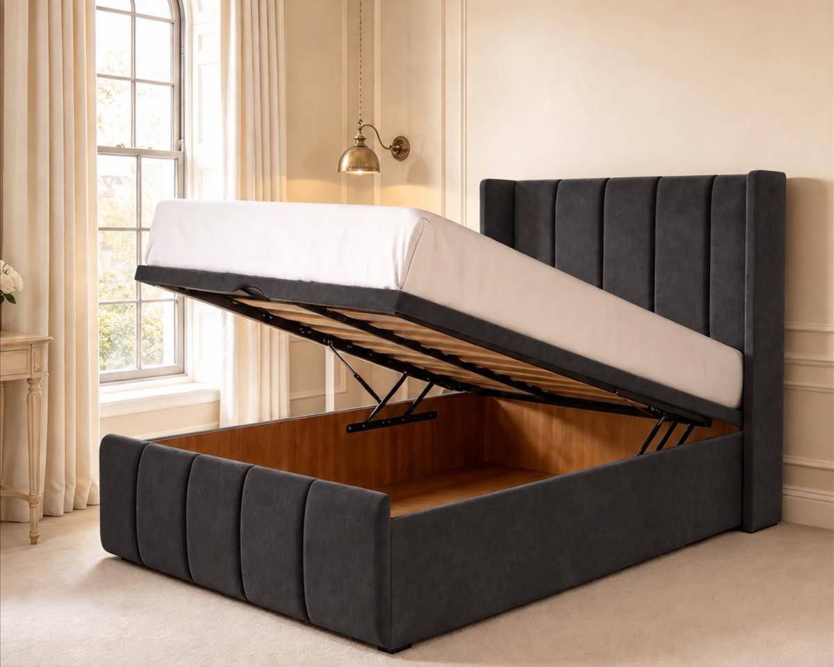 Clarendon Kids Wingback Ottoman Divan Bed, view 17