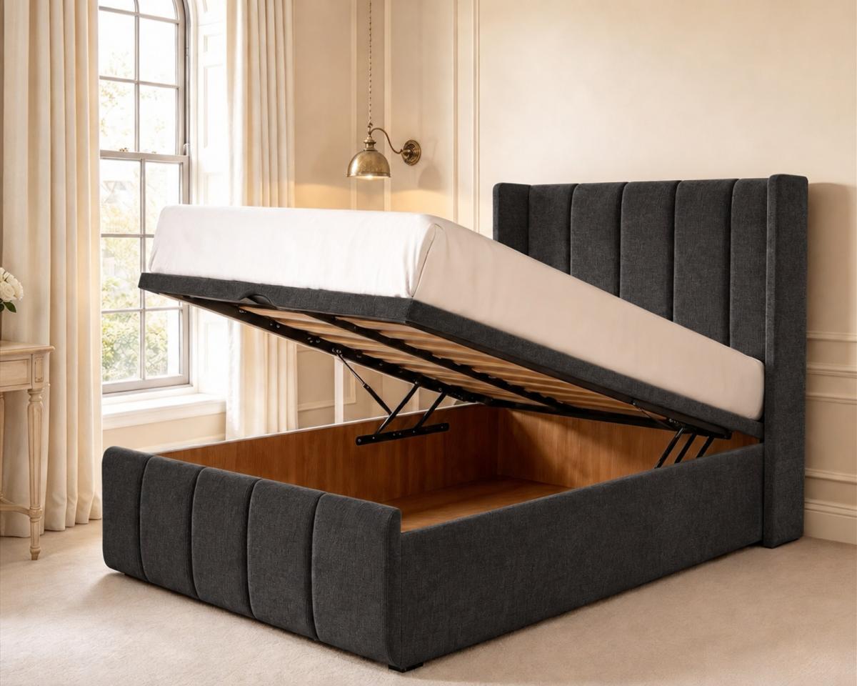 Clarendon Kids Wingback Ottoman Divan Bed, view 22