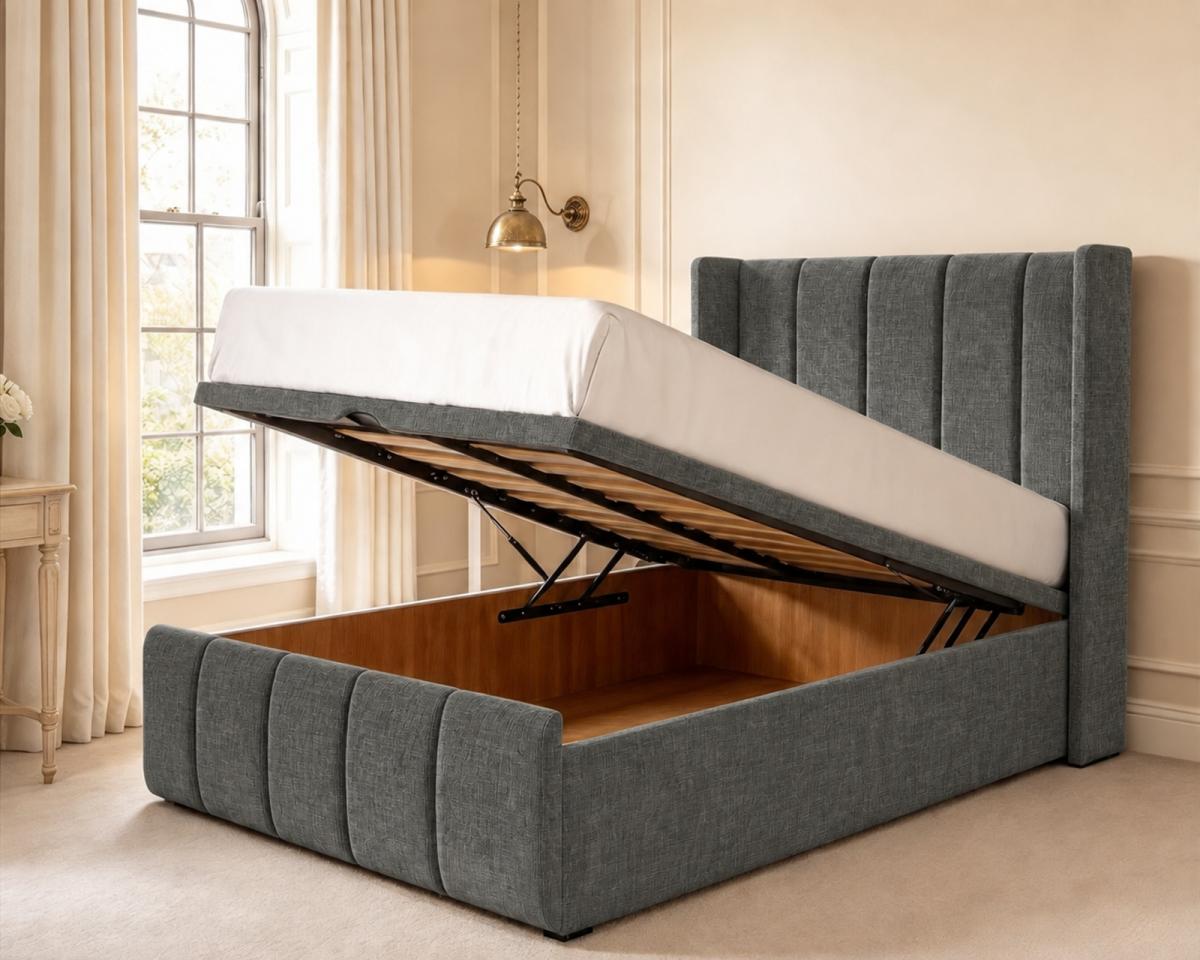 Clarendon Kids Wingback Ottoman Divan Bed, view 23