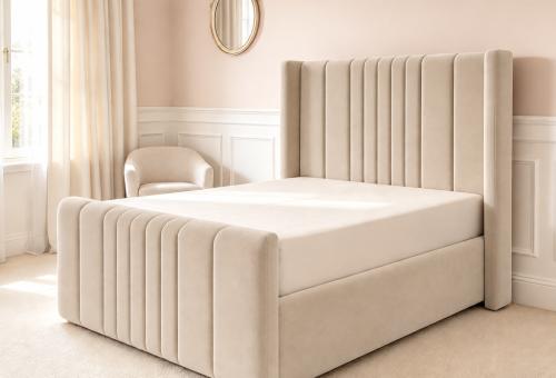 Cream Plush Velvet