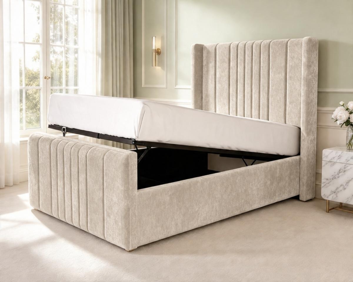 Delamere Kids Upholstered Ottoman Bed, view 2