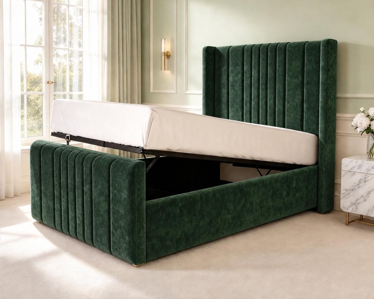 Delamere Kids Upholstered Ottoman Bed, view 6