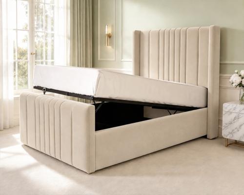 Cream Plush Velvet