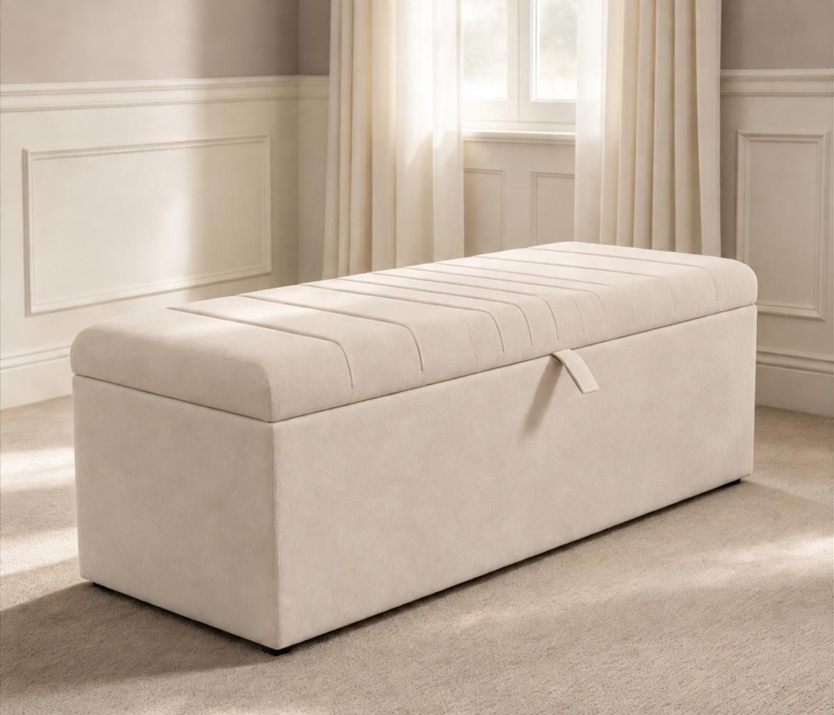 Delamere Ottoman Storage Box — Ottoman Storage Boxes, made to order