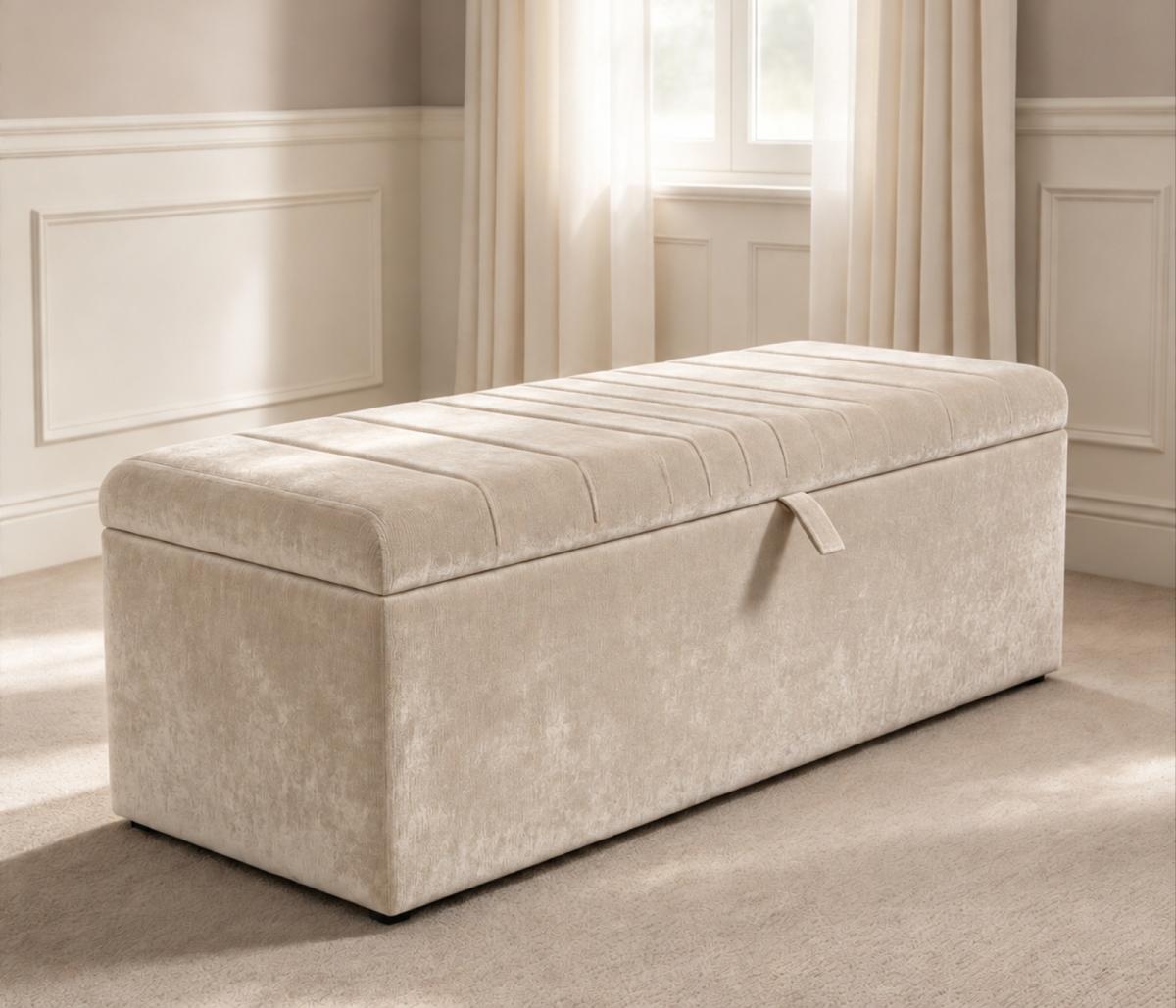 Delamere Ottoman Storage Box, view 2