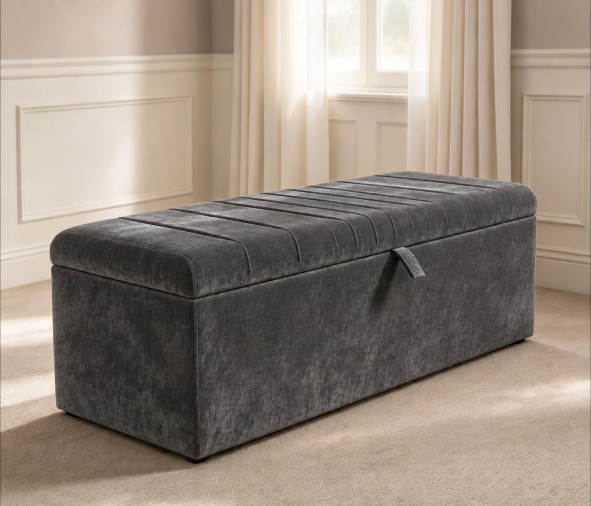 Delamere Ottoman Storage Box, view 5