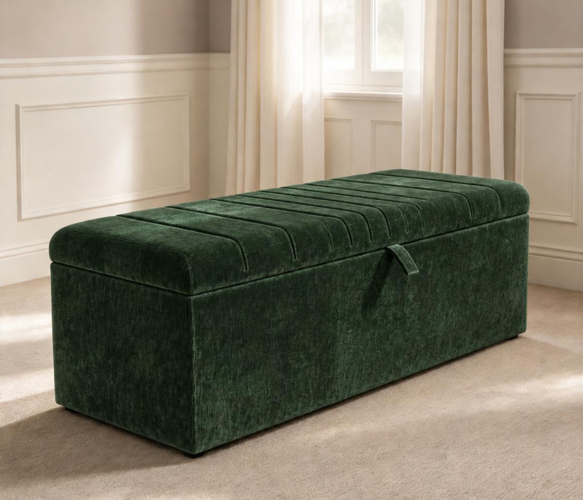 Delamere Ottoman Storage Box, view 6