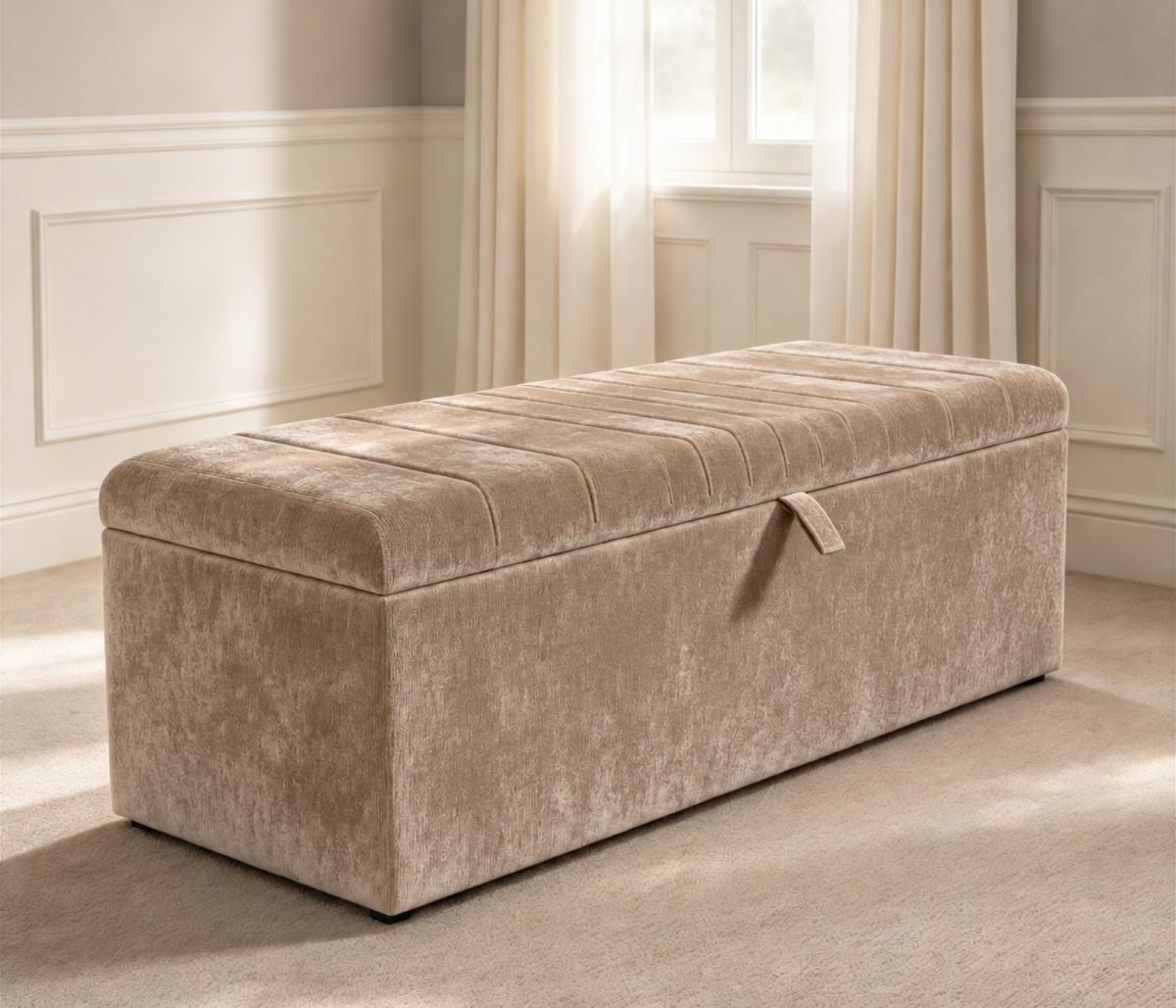 Delamere Ottoman Storage Box, view 7