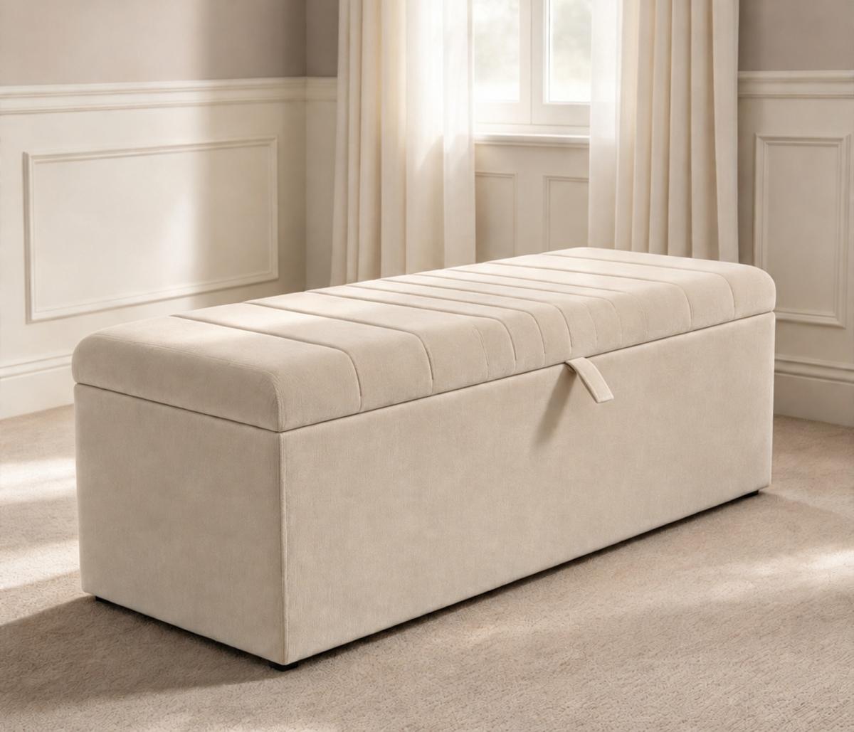 Delamere Ottoman Storage Box, view 11