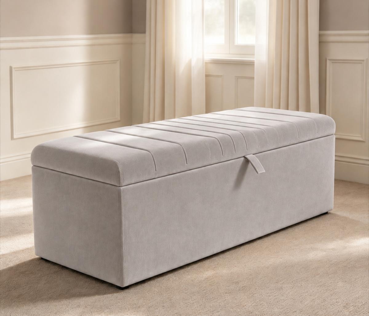 Delamere Ottoman Storage Box, view 15