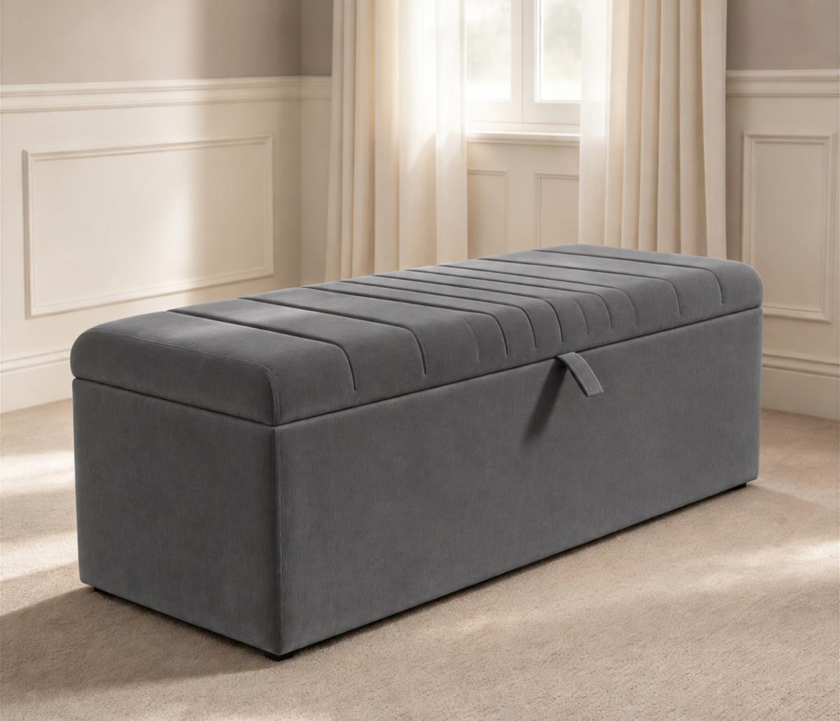 Delamere Ottoman Storage Box, view 16