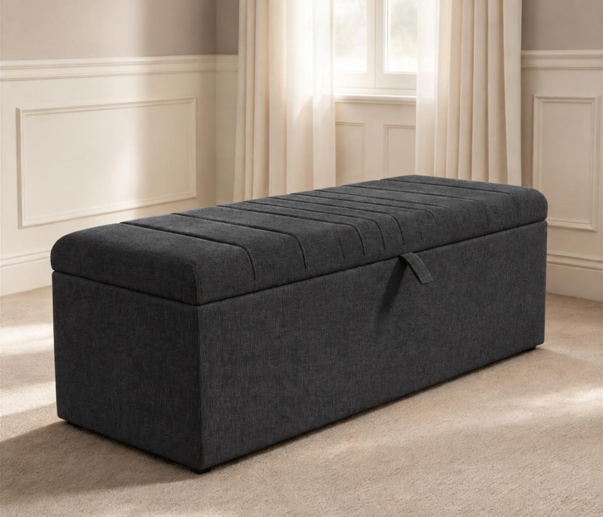 Delamere Ottoman Storage Box, view 22