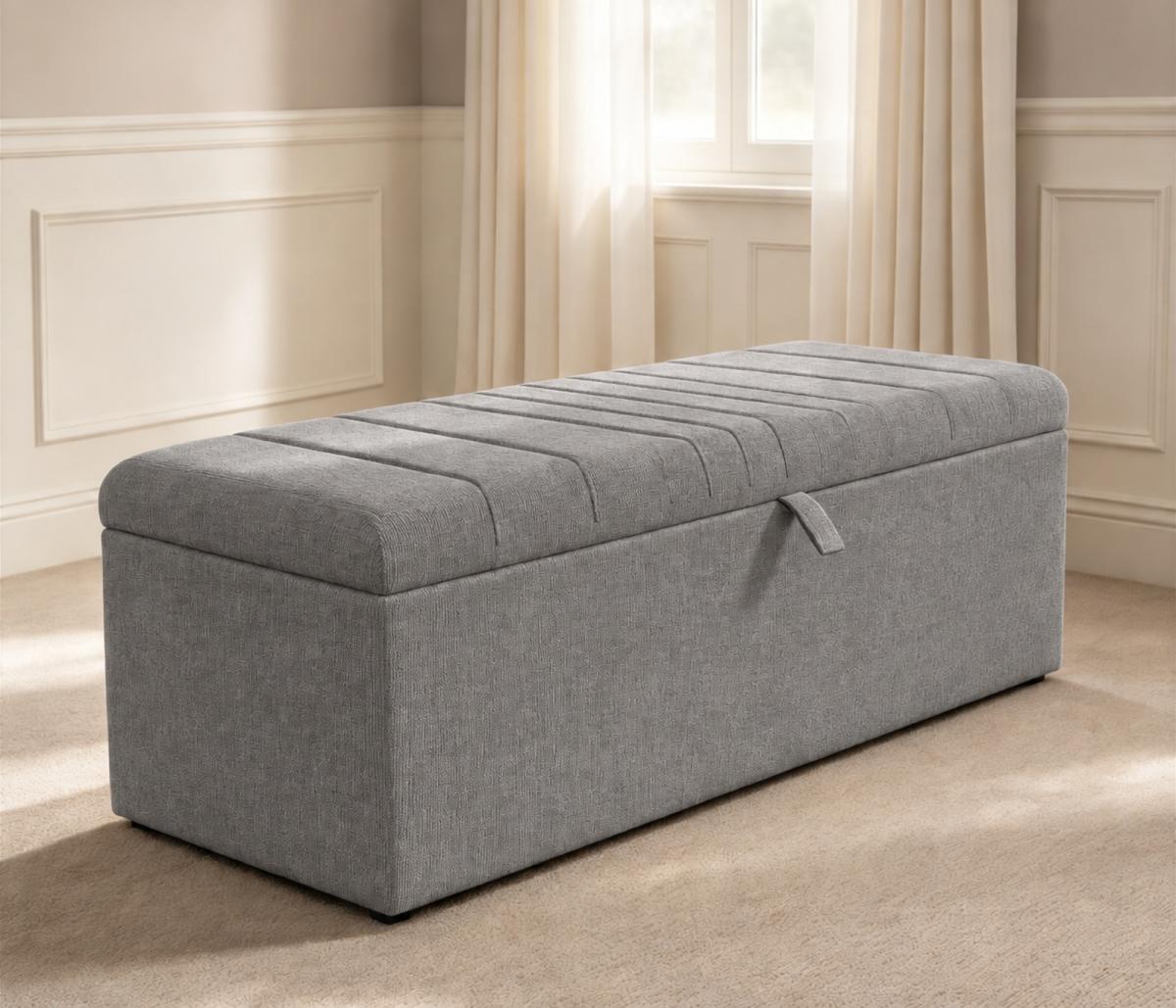 Delamere Ottoman Storage Box, view 25