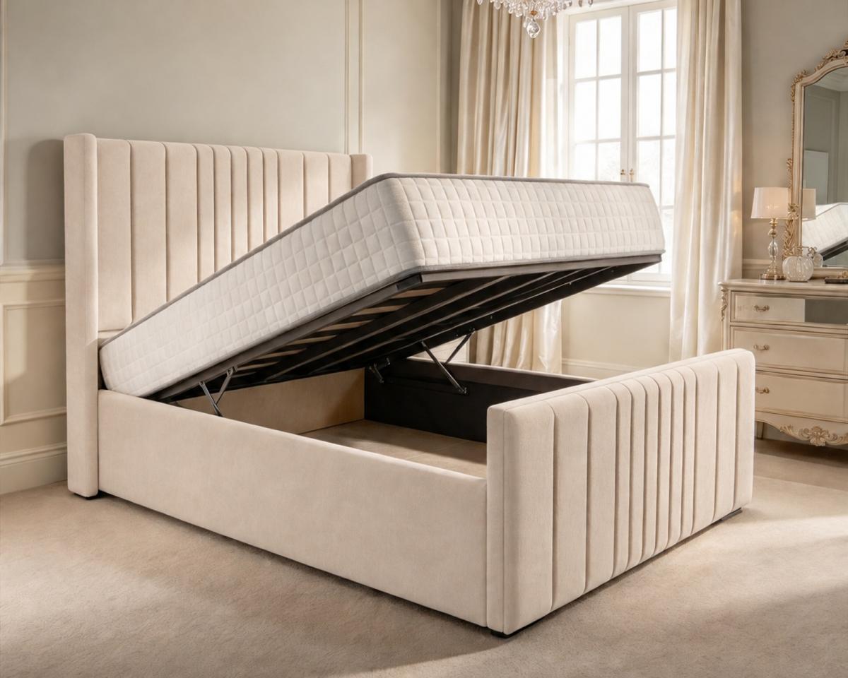 Delamere Upholstered Ottoman Bed — Upholstered Ottoman Beds, made to order