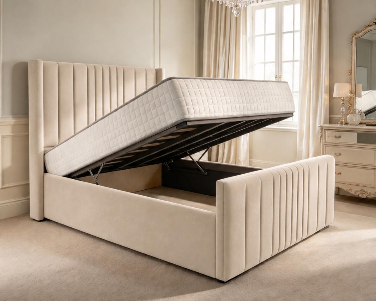 Delamere Upholstered Ottoman Bed, view 11