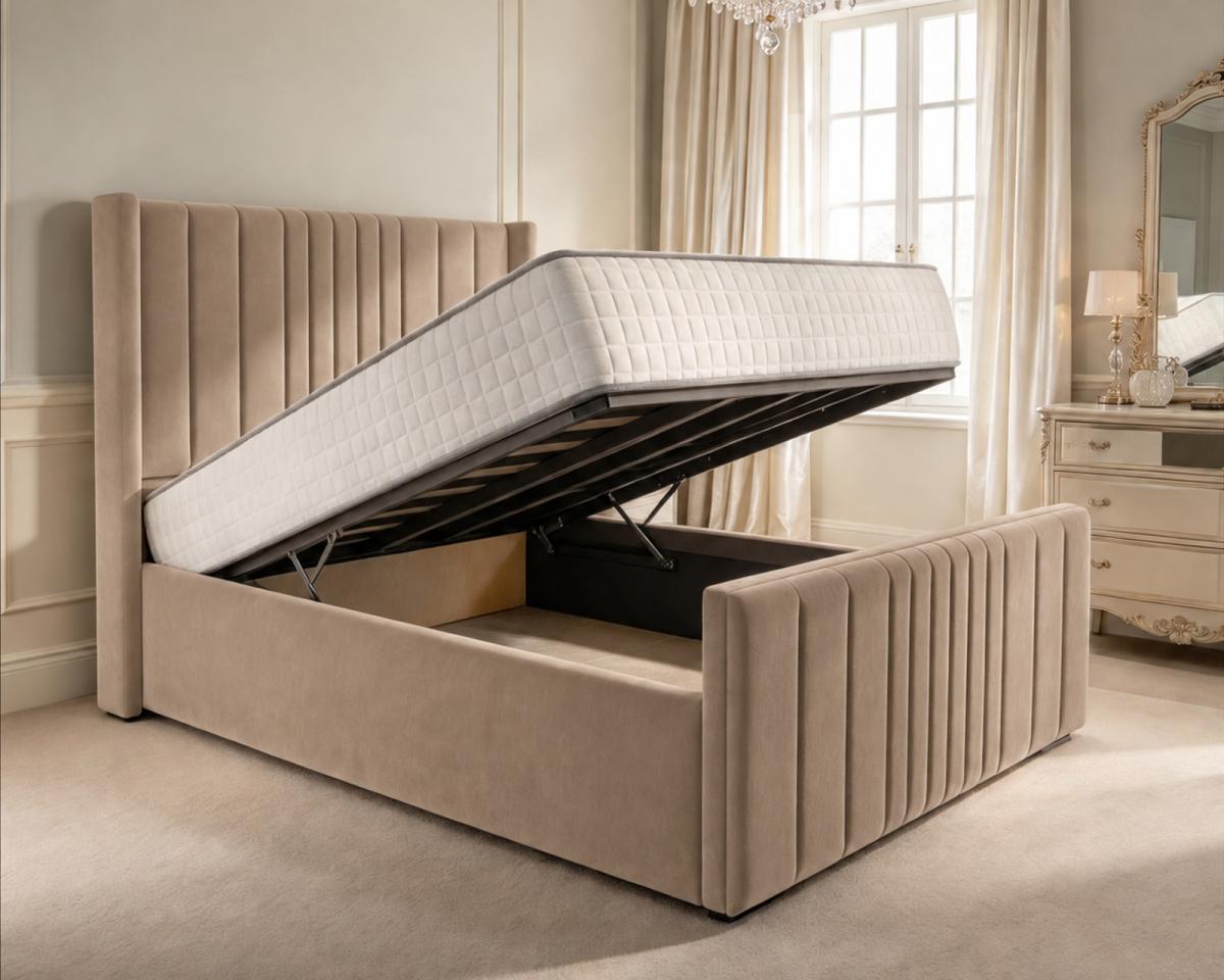 Delamere Upholstered Ottoman Bed, view 12