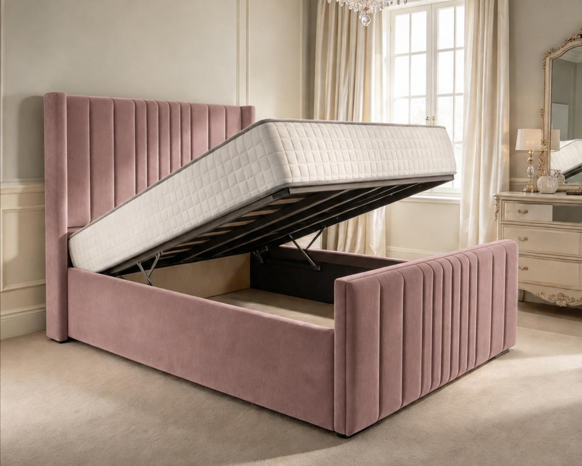 Delamere Upholstered Ottoman Bed, view 14