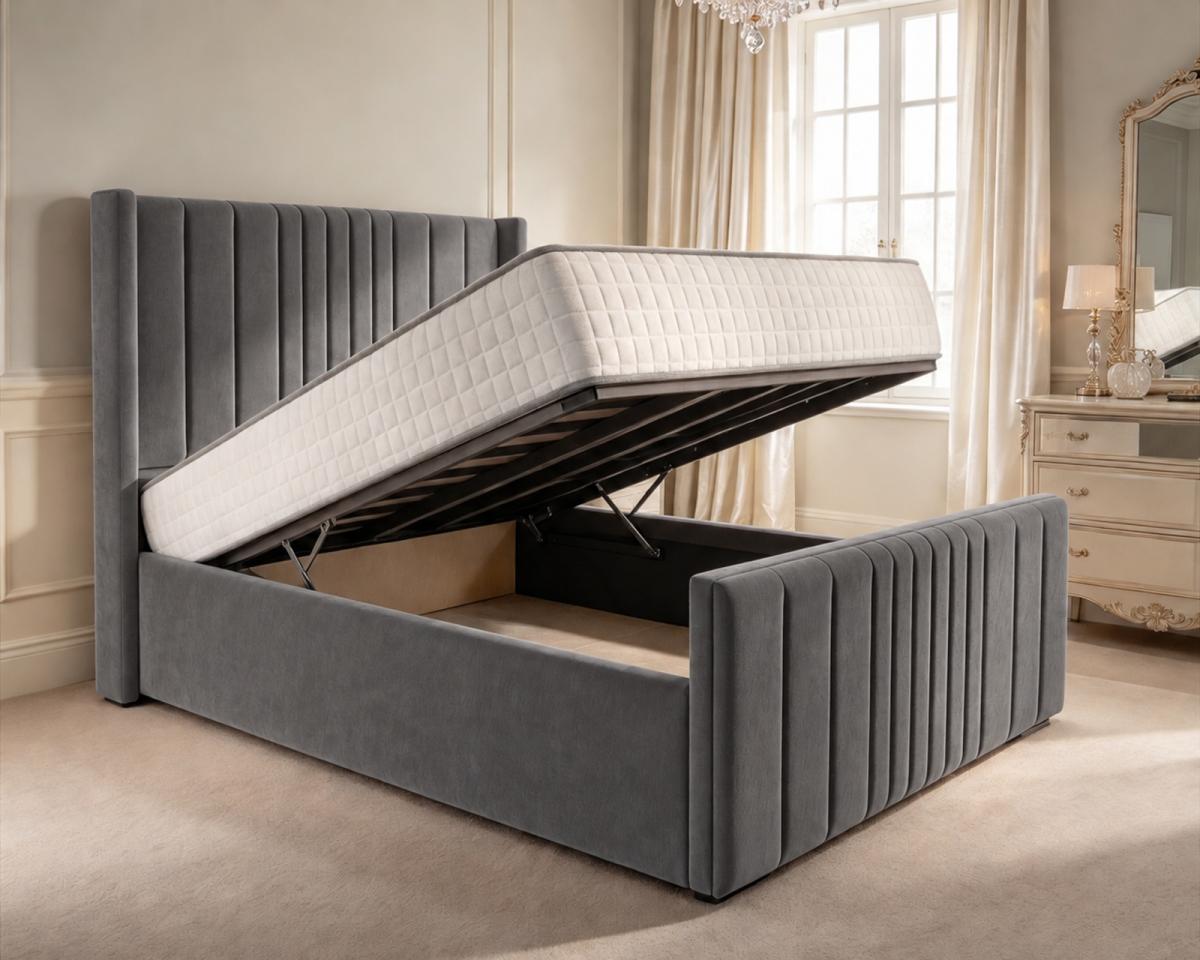 Delamere Upholstered Ottoman Bed, view 16