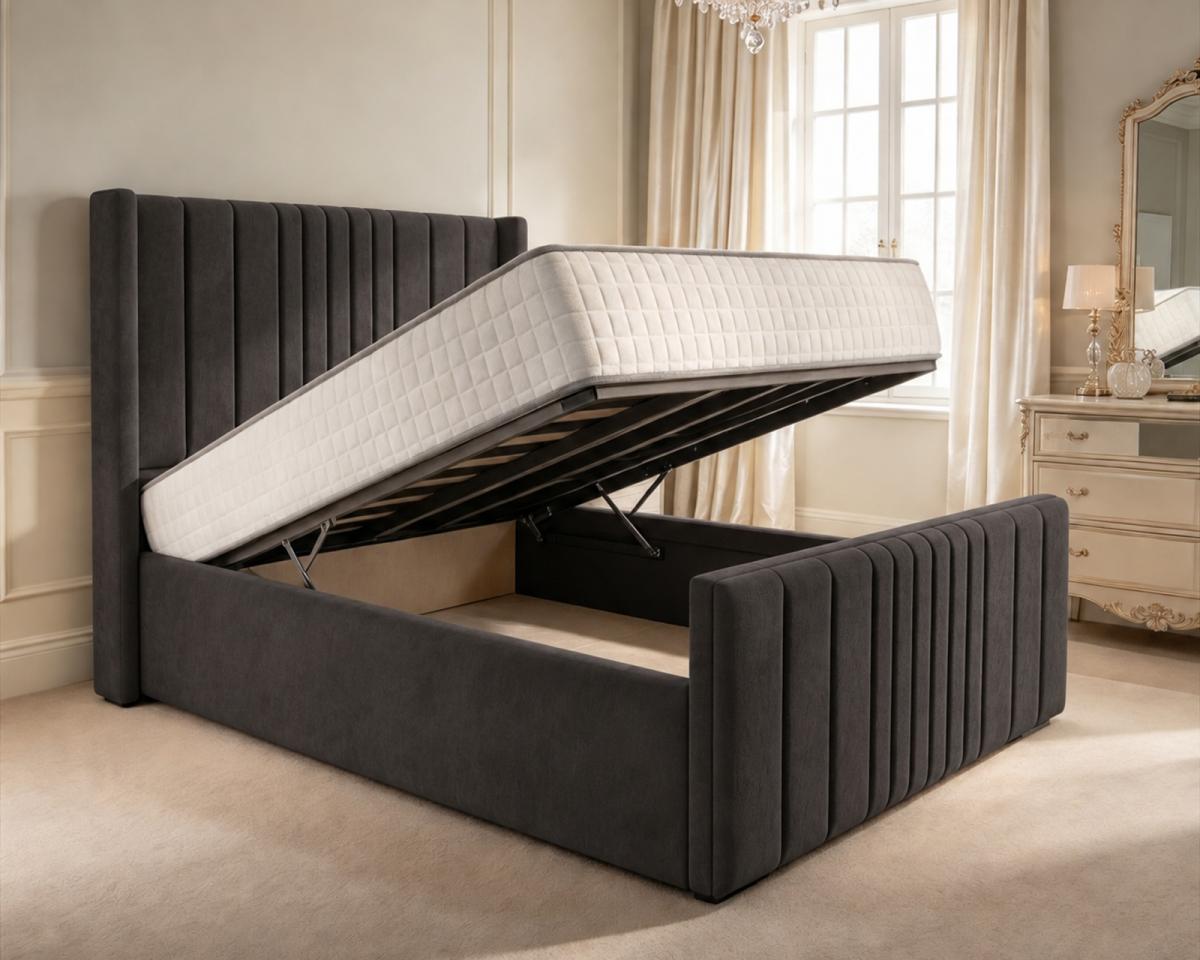 Delamere Upholstered Ottoman Bed, view 17