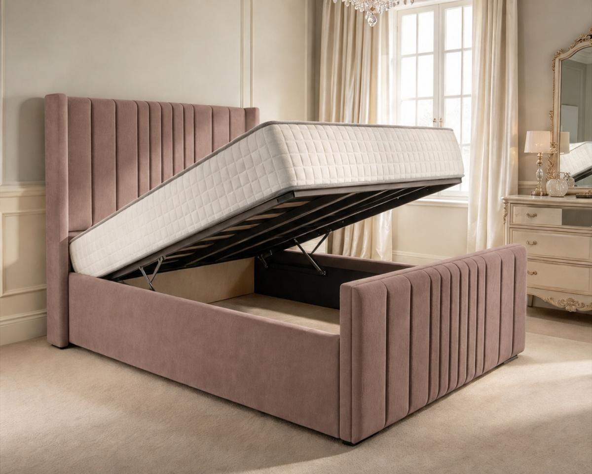 Delamere Upholstered Ottoman Bed, view 18