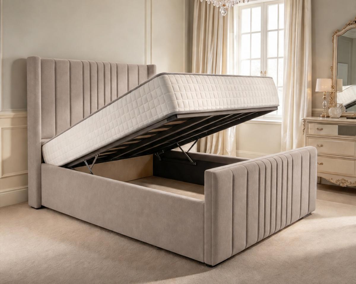 Delamere Upholstered Ottoman Bed, view 20