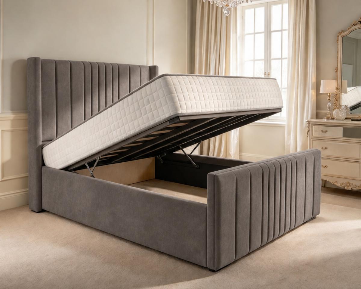 Delamere Upholstered Ottoman Bed, view 21