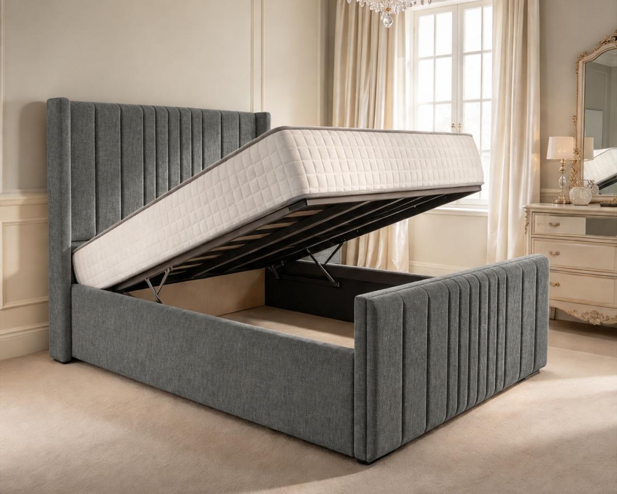Delamere Upholstered Ottoman Bed, view 23