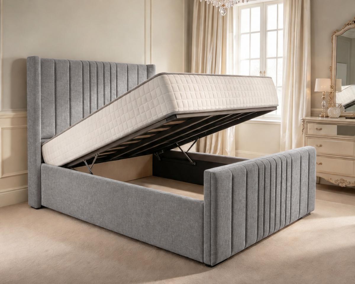 Delamere Upholstered Ottoman Bed, view 25