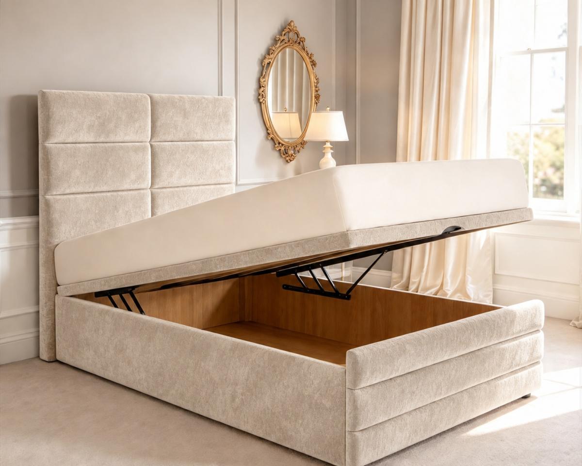 Everleigh Kids Ottoman Divan Bed, view 2