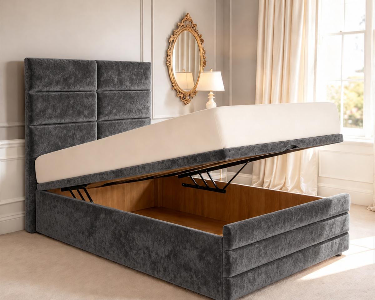 Everleigh Kids Ottoman Divan Bed, view 5